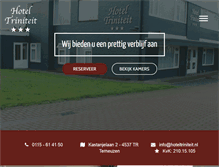Tablet Screenshot of hoteltriniteit.nl
